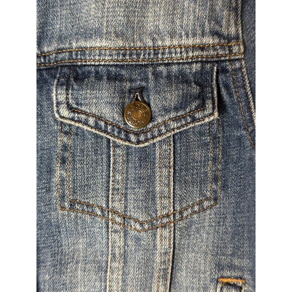 J Crew Jacket‎ Women XXS Blue Indigo Classic Denim Button Front Jean Outdoor - Picture 7 of 11